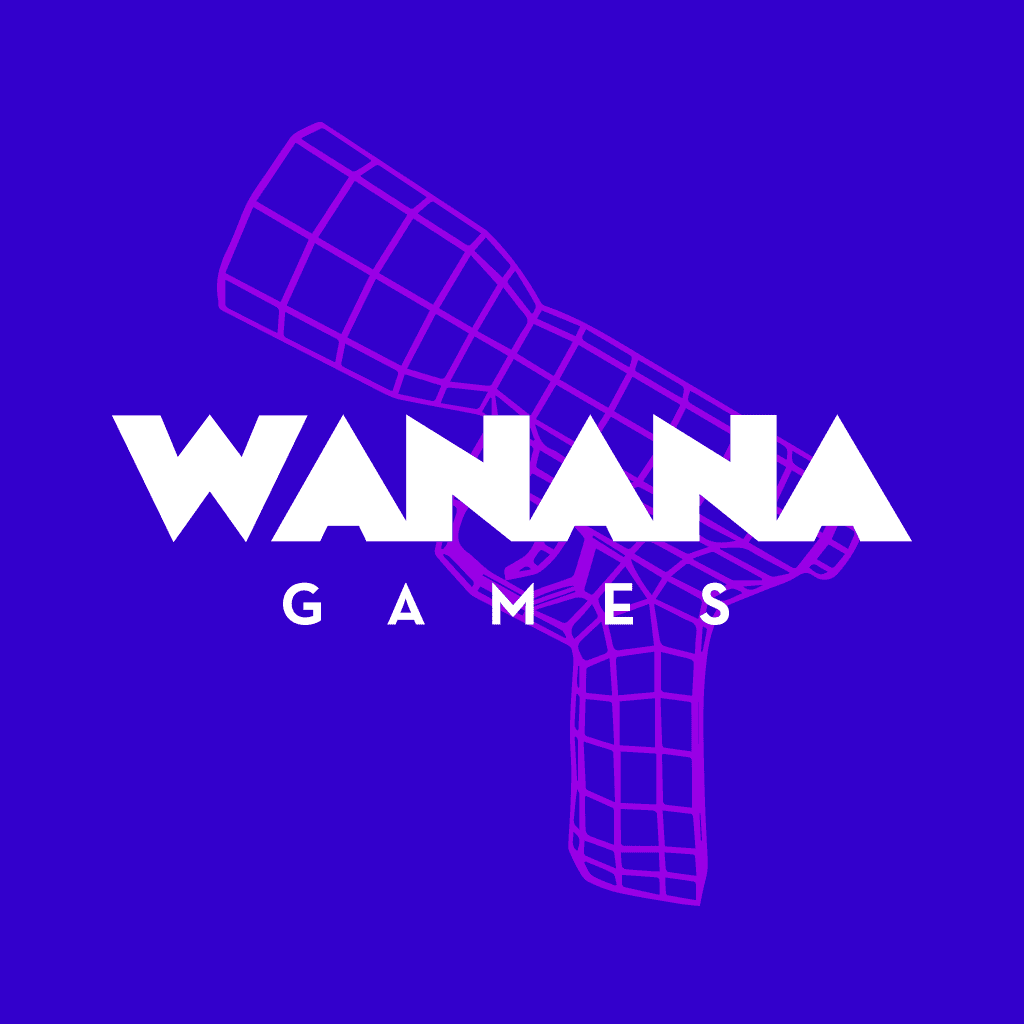 “Wanana Games” Spinning Gun Logo